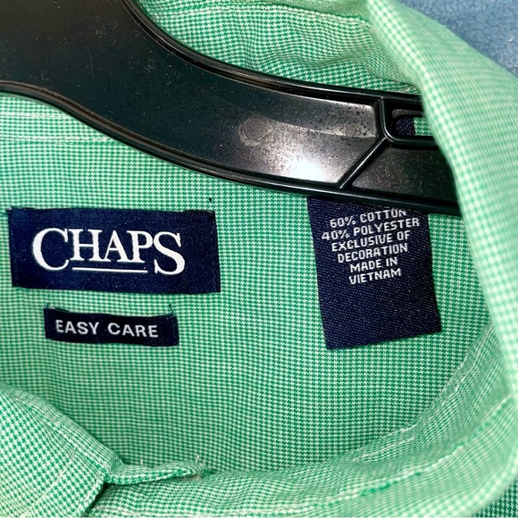 2 NWOT Ralph Lauren Chaps checked s/s button-front shirts/2 for less $ than 1 - Picture 9 of 10